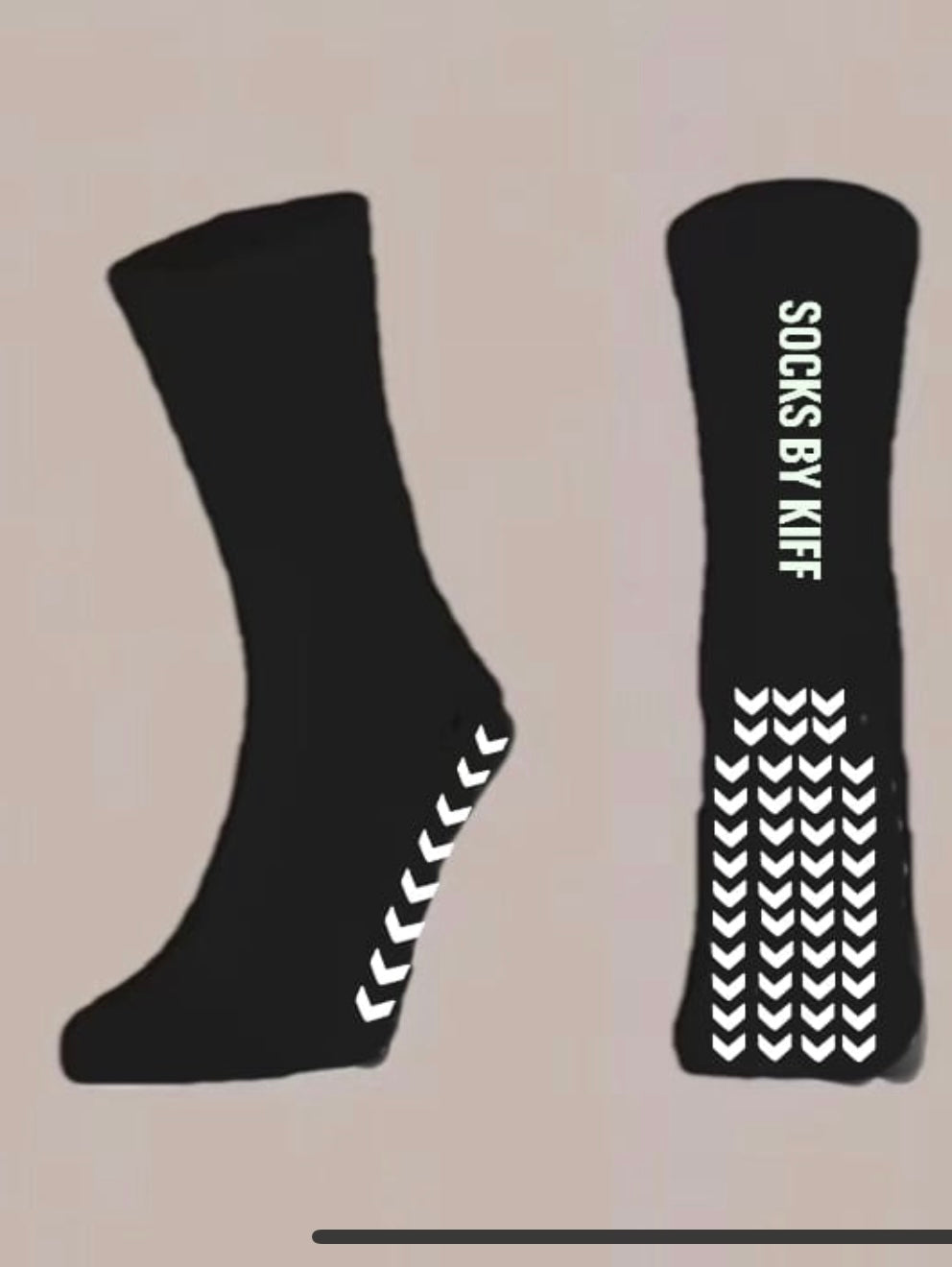 White Grip Socks By Kiff